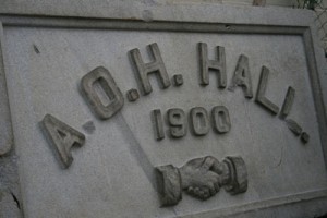 Cornerstone AOH Hall 1897